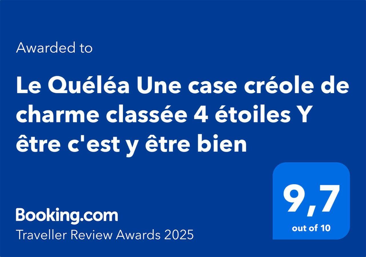 Le Quelea Une Case Creole De Charme Classee 4 Etoiles Y Etre C'Est Y Etre Bien Noël Zewnętrze zdjęcie
